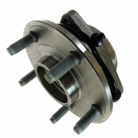 MotorbyMotor HA590482 Front Wheel Bearing and Hub Assembly with 5 Lugs fits for Jeep Wrangler,Jeep Wrangler JK Low-Runout OE Directly Replacement Hub Bearing w/ABS 4WD MotorbyMotor
