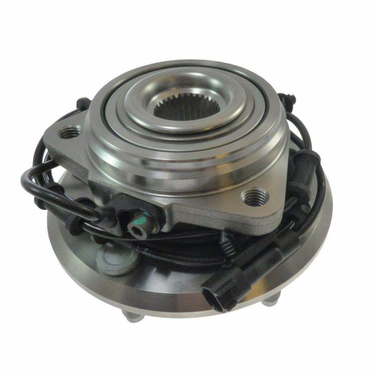 MotorbyMotor HA590482 Front Wheel Bearing and Hub Assembly with 5 Lugs fits for Jeep Wrangler,Jeep Wrangler JK Low-Runout OE Directly Replacement Hub Bearing w/ABS 4WD MotorbyMotor