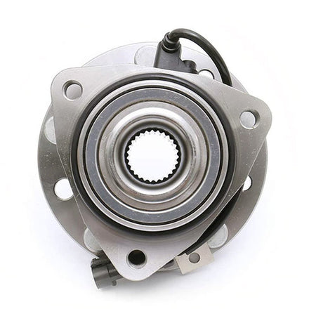 MotorbyMotor 513124 Front Wheel Bearing and Hub Assembly 4WD with 5 Lugs Fits for Chevrolet S10 Blazer, GMC Jimmy Sonoma, Isuzu Hombre,Oldsmobile Bravada HUb Bearing (4x4, w/ABS)-2PC MotorbyMotor