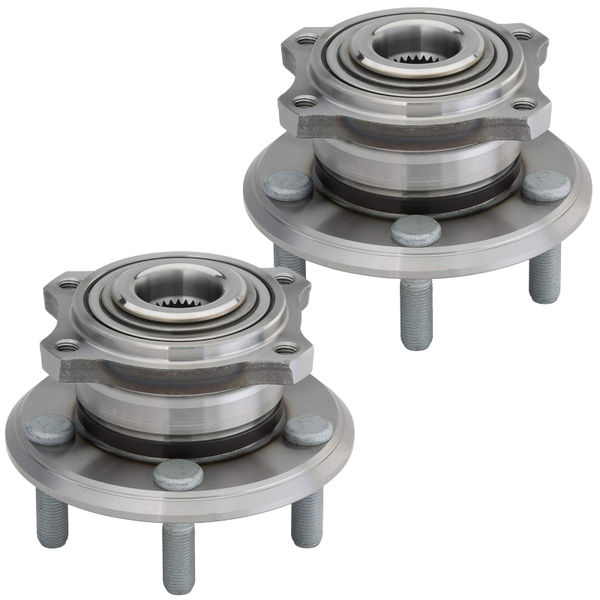MotorbyMotor 512369 Rear Heavy Duty Wheel Bearing Assembly with 5 Lugs Fits for Dodge Charger Challenger, Chrysler 300 Wheel Bearing and Hub Assembly (All Models)-2PK MotorbyMotor
