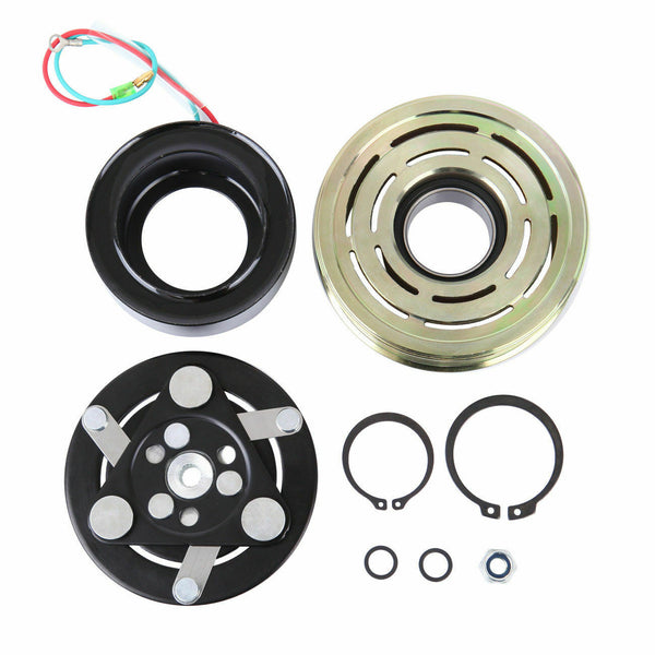 (2.4L 4CYL) A/C Compressor Clutch Kit Pulley Coil Fit Honda CR-V 2007 2008 2009 2010 2011 2012 2013 2014 AC Clutch Kit Compressor Assembly MotorbyMotor