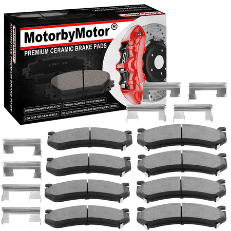 Chevrolet Silverado 1500 Brake Pads 1999 - 2000 (Front & Rear)