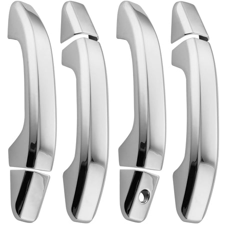 Chevy Silverado 1500 Chrome Exterior Door Handle Covers