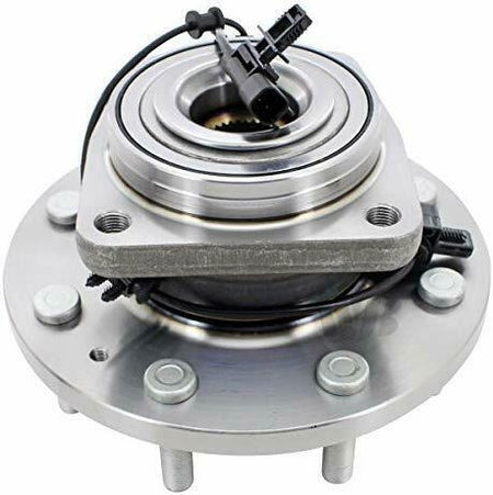 MotorbyMotor 515144 (4WD) Front Heavy Duty Wheel Bearing Assembly with 8 Lugs for Chevy Silverado 2500HD 3500HD, GMC Sierra 2500HD 3500HD Wheel Bearing Hub Assembly (DRW, w/ABS)-Dual Rear Wheel MotorbyMotor