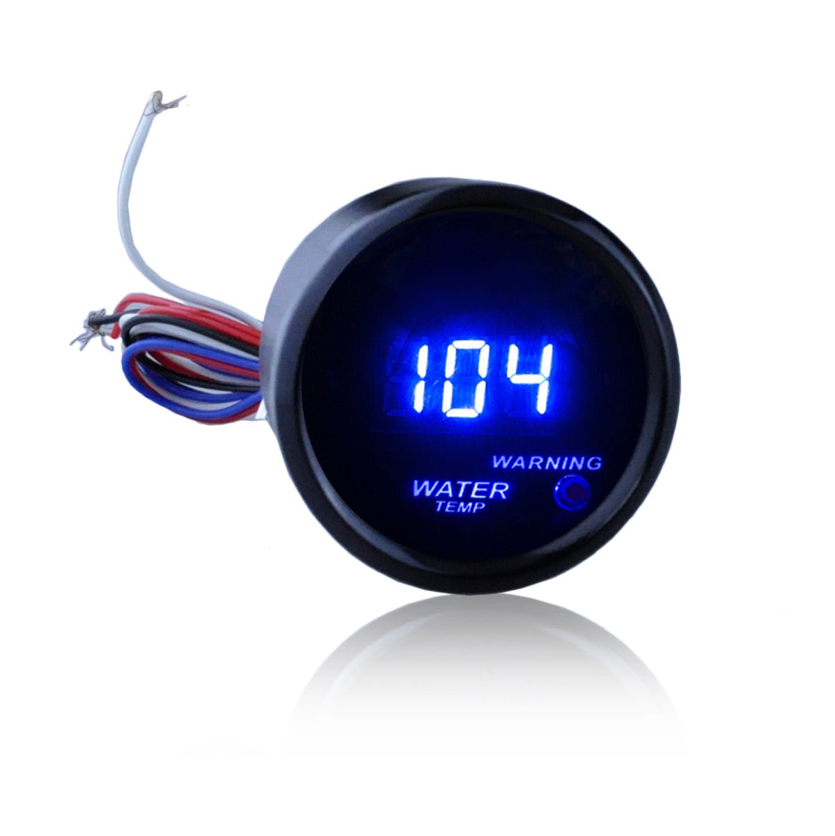 Digital Water Temperature Gauge 2" 52mm Electronic Blue Led