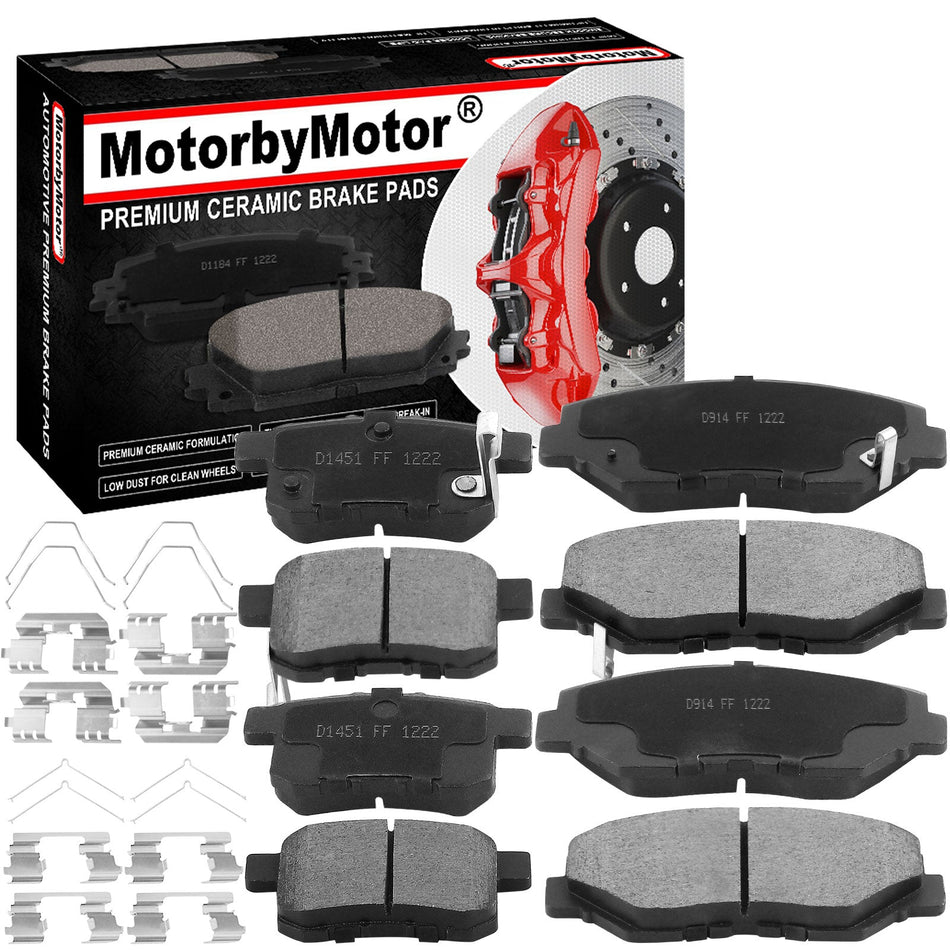 Honda Accord Brake Pads 2008 - 2012 (Front & Rear)