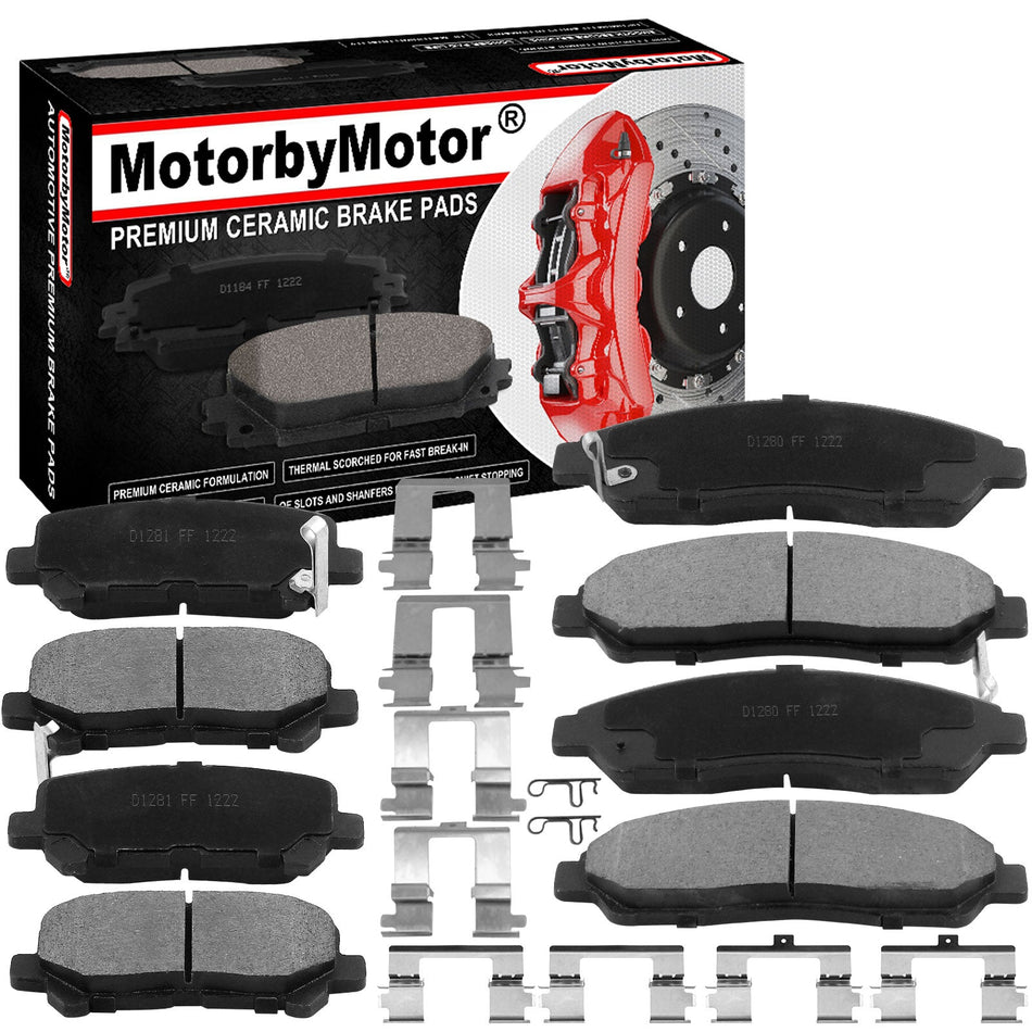 Honda Pilot Brake Pads 2007 - 2013 (Front & Rear Pair)