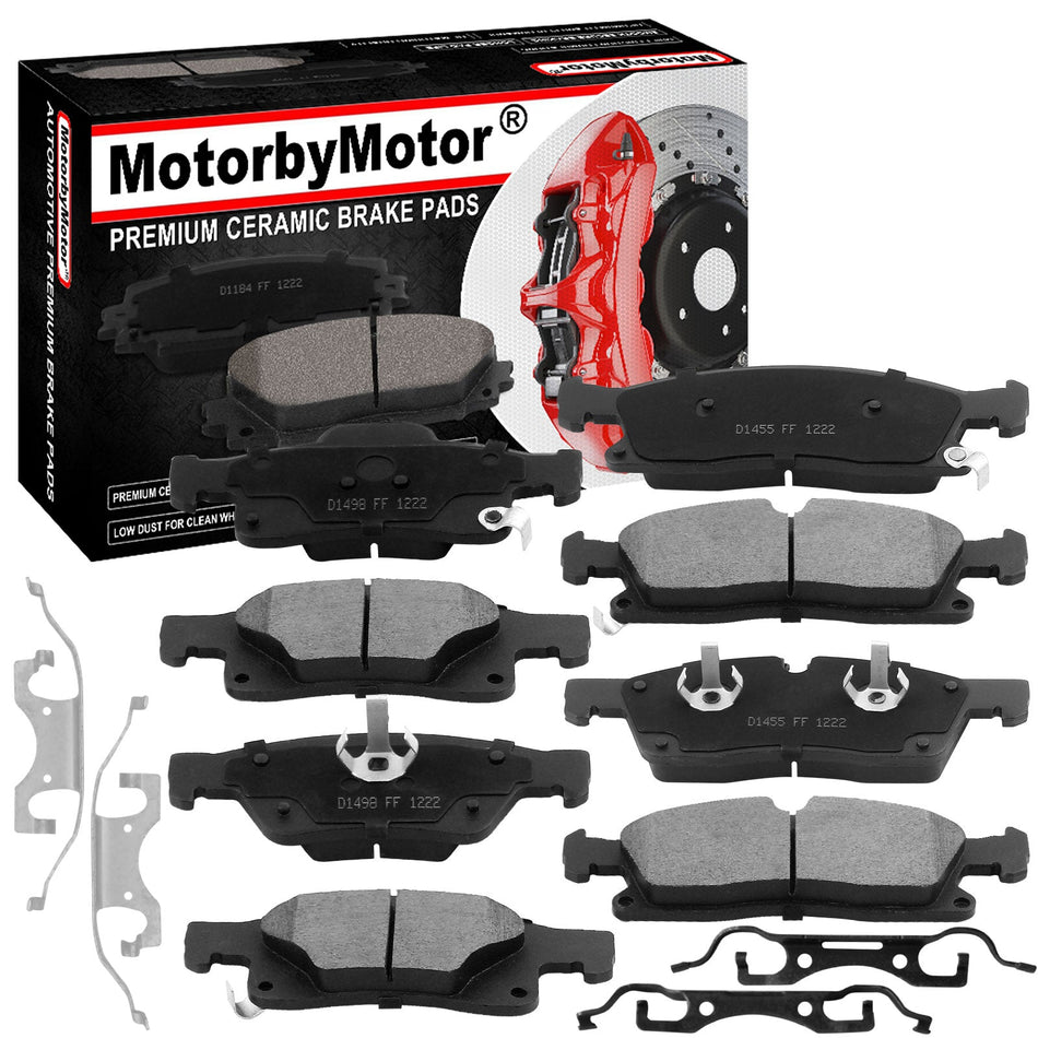 Jeep Grand Cherokee Brake Pads 2011 - 2013 (Front & Rear Pair)