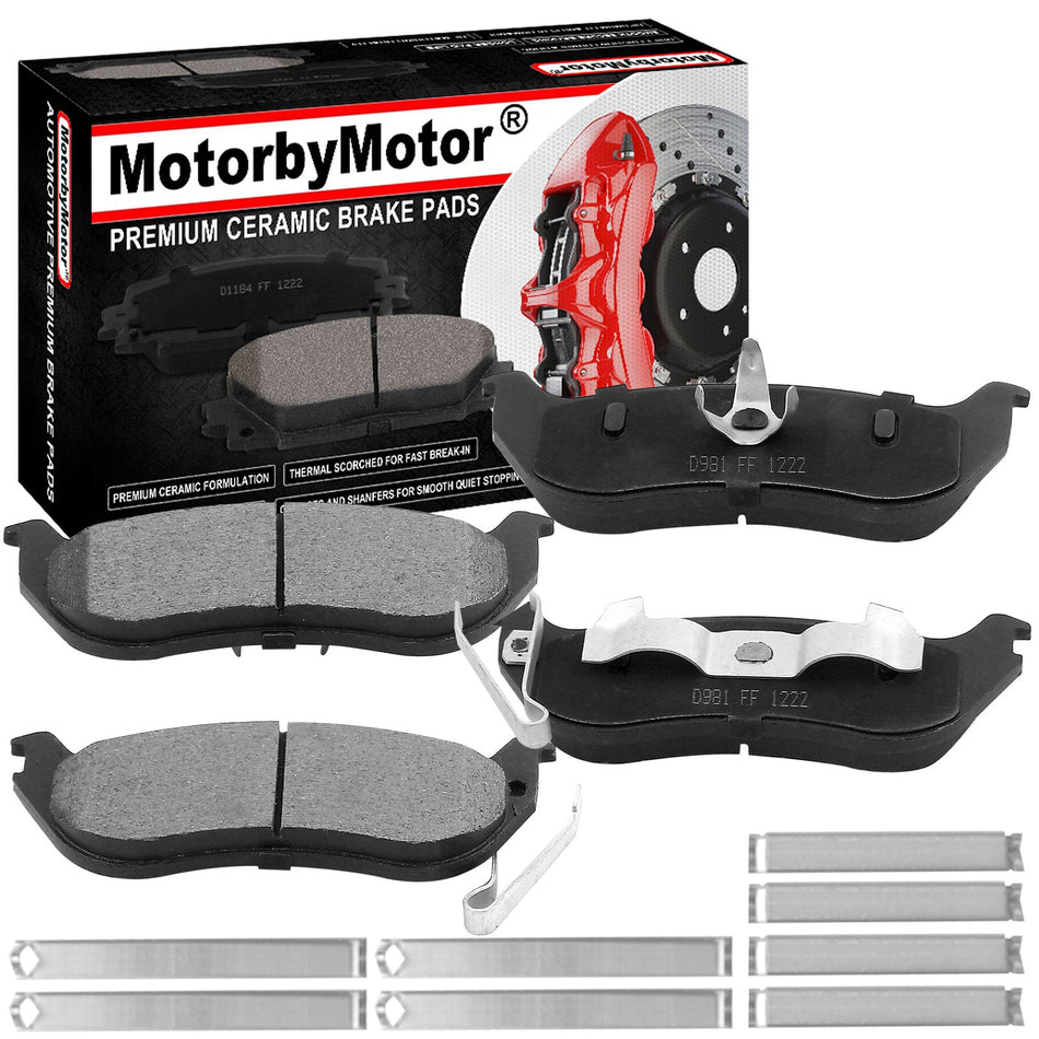 Jeep Liberty Brake Pads 2003 - 2007 (Front & Rear)