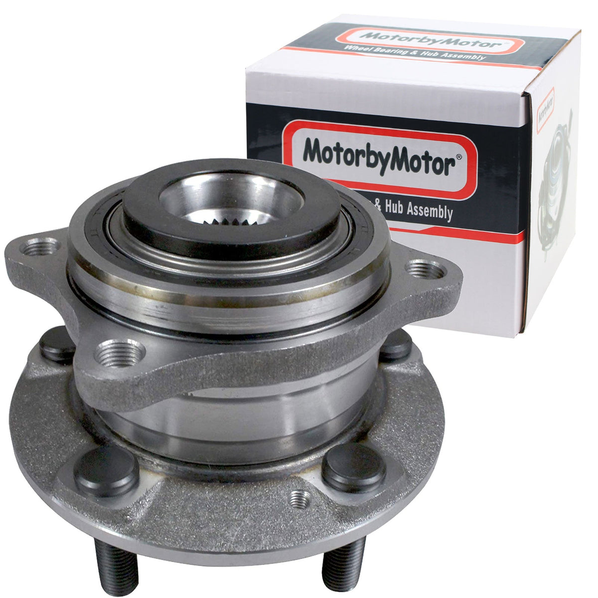 MotorbyMotor 513266 Front Rear Wheel Bearing and Hub Assembly