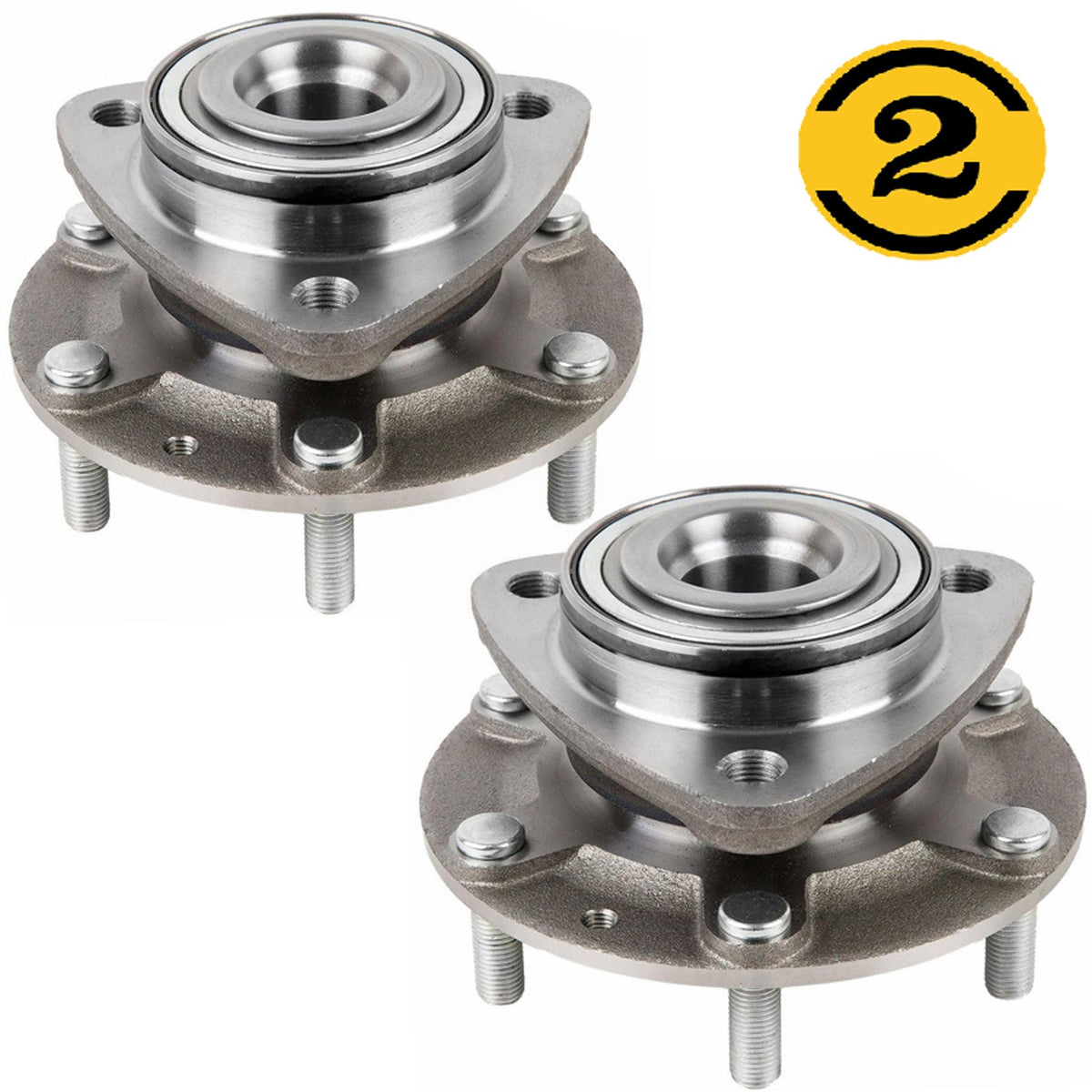 MotorbyMotor 515090 Front Wheel Bearing and Hub Assembly