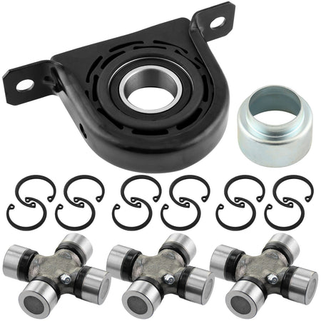 MotorbyMotor Driveshaft Center Support Bearing and U Joint, 2005 - 2016 Nissan Frontier 2WD Center Support Assembly