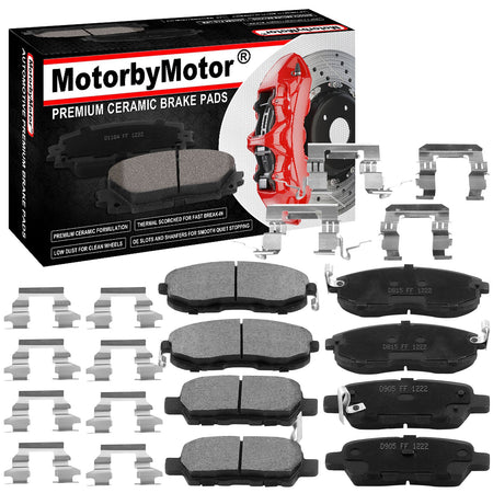 Nissan Altima Brake Pads 2003 - 2004 (Front & Rear Pair)