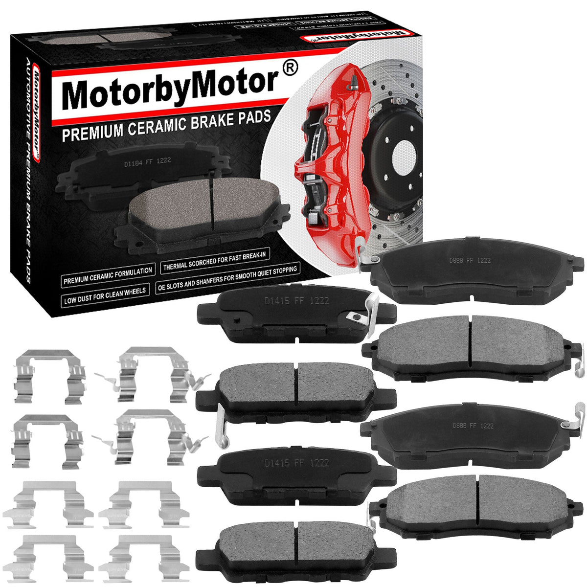 Nissan Murano Brake Pads 2013 - 2014 (Front & Rear Pair)