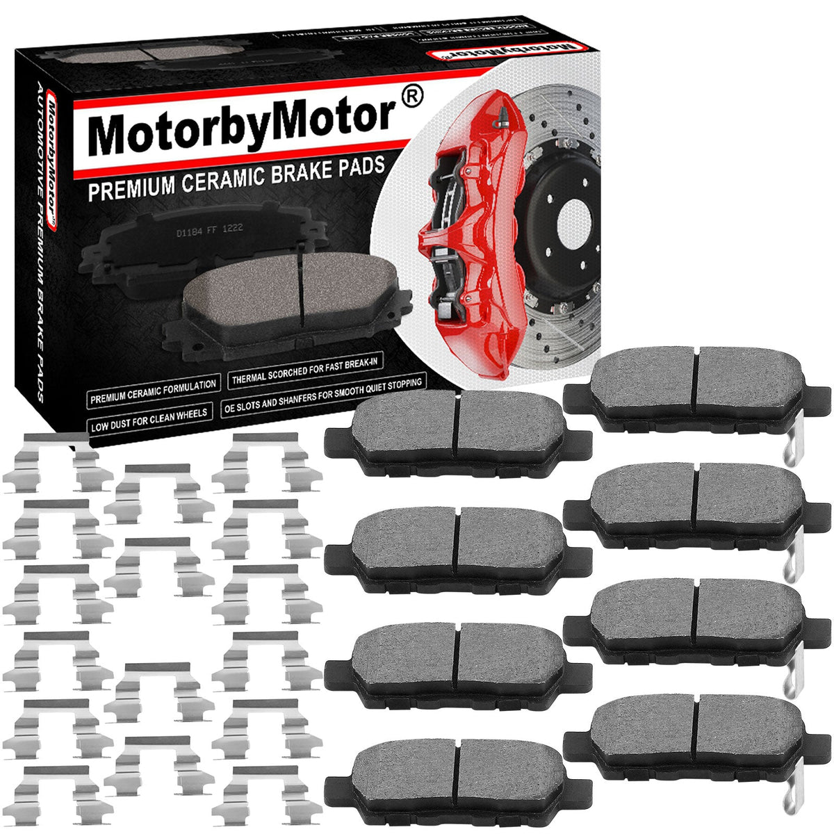 Nissan Rogue Brake Pads 2014 - 2017 (Front & Rear Pair)