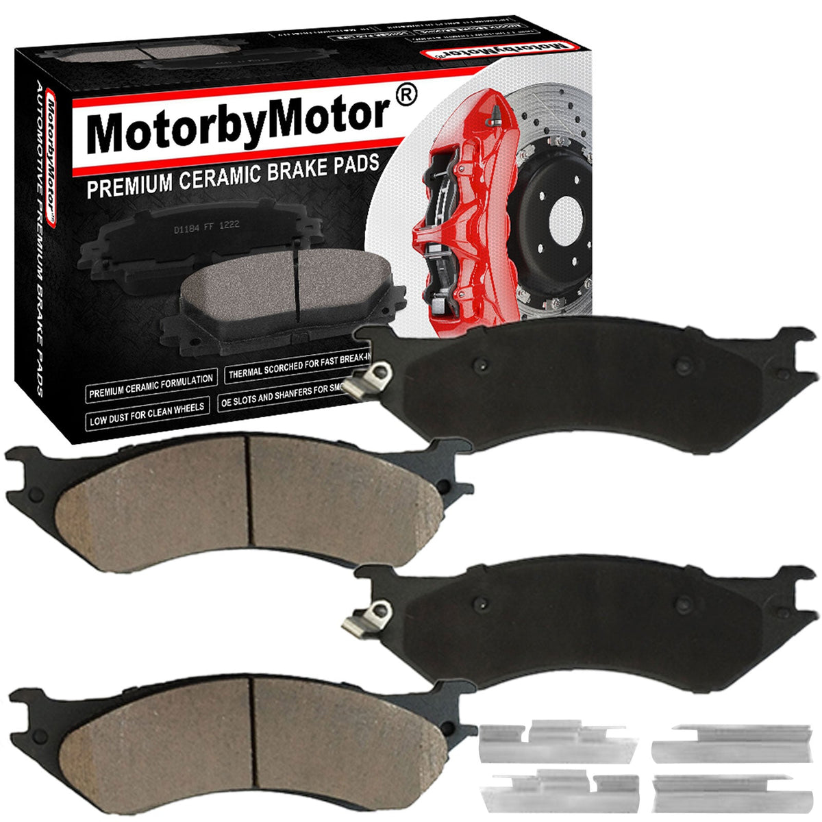 Ram 1500 Brake Pads 2006 - 2008 (Rear Pair)
