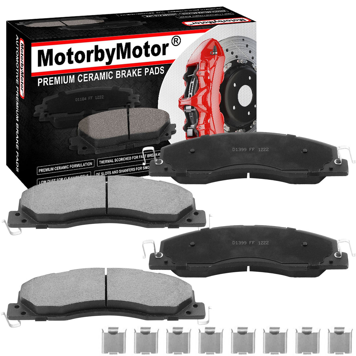 Ram 1500 Brake Pads 2009 - 2010 (Front Pair)