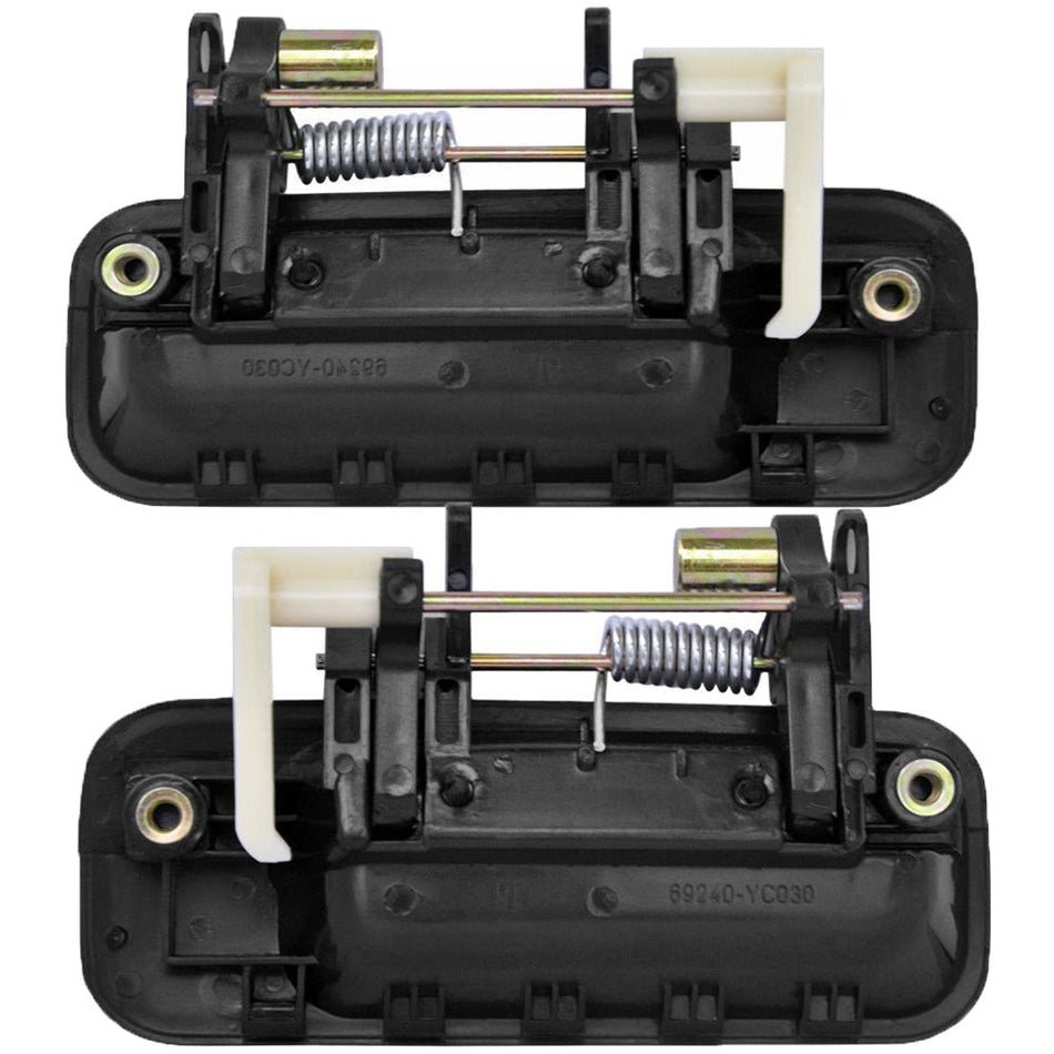 Toyota Camry Exterior + Interior Door Handles - Plastic Black