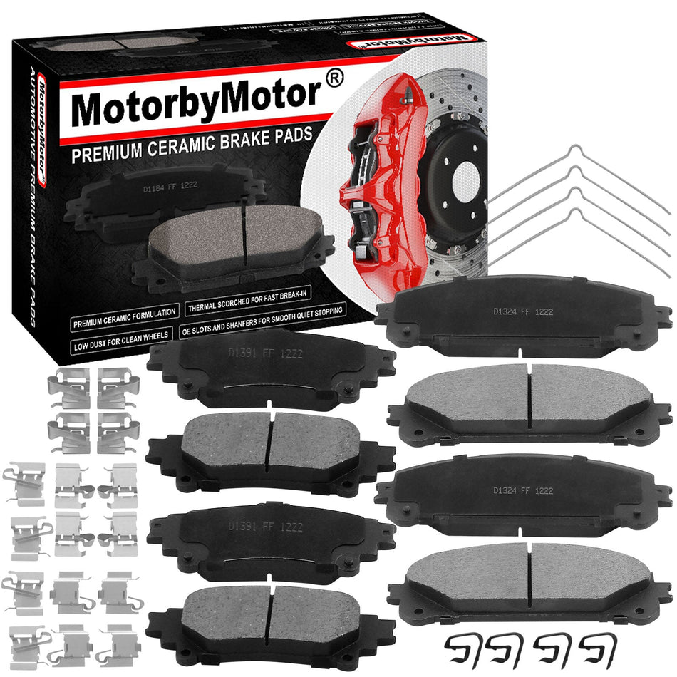 Toyota Highlander Brake Pads 2010 - 2015 (Front & Rear)