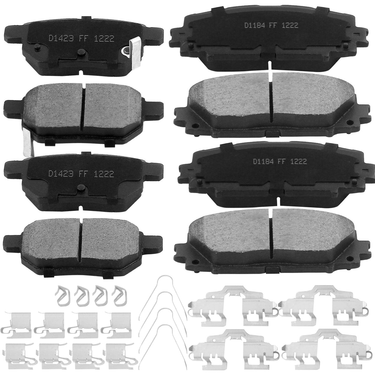 Toyota Prius Brake Pads 2011 - 2017 (Front & Rear Pair)