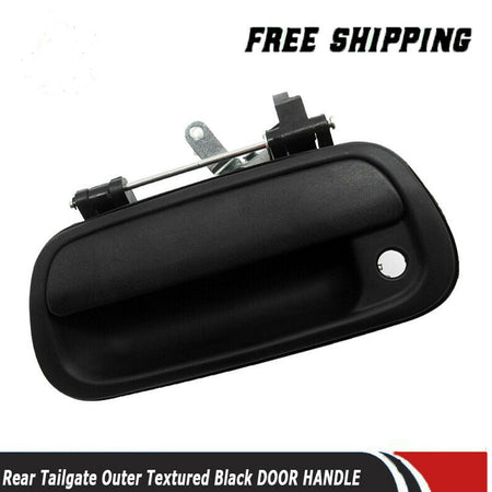 Toyota Tundra Rear Tailgate Handle with Keyhole - Black