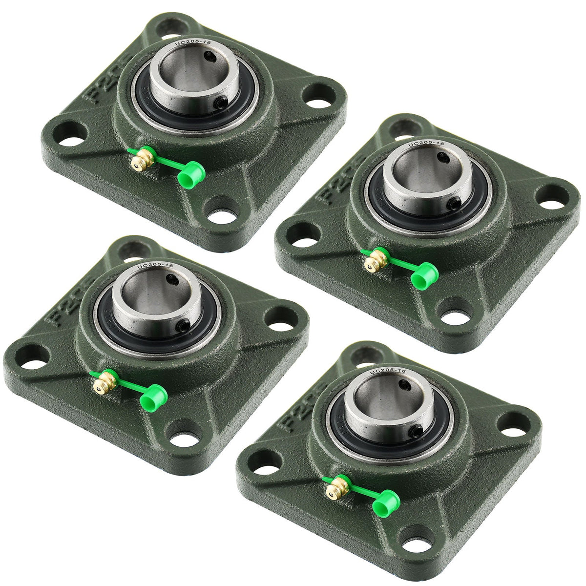 UCF205 - 16 Solid Pillow Block Flange Mounted Bearing - 4pack